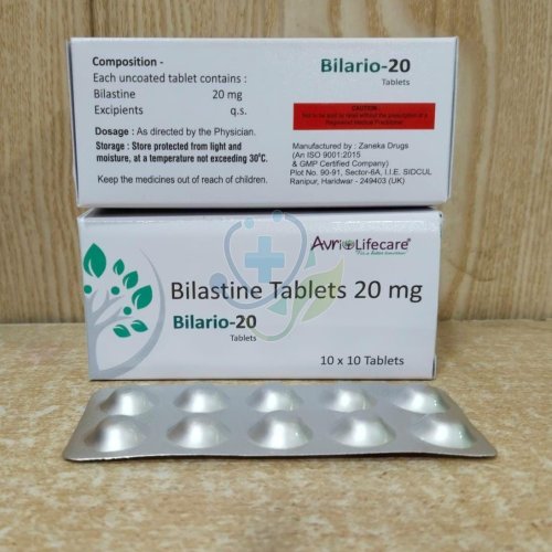 Bilario 20mg Bilastine Tablet