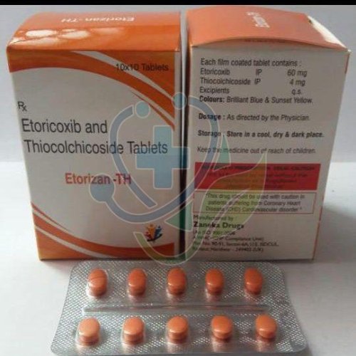 Etorizan TH Etoricoxib Thiocolchicoside Tablet