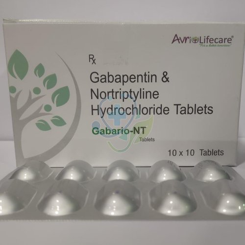 Gabario NT Gabapentin Nortriptyline Hydrochloride Tablet
