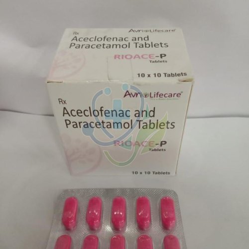 Rioace P Aceclofenac Paracetamol Tablet