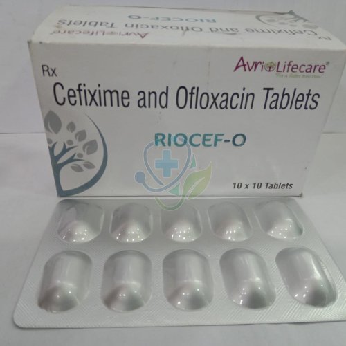 Riocef O Cefixime Ofloxacin Tablet