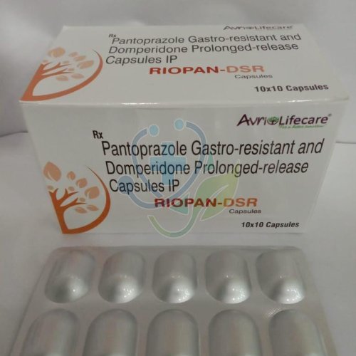 Riopan DSR Pantoprazole Domperidone Capsule