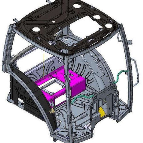 Excavator Cabin Assembly