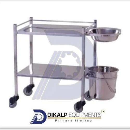 Stainless Steel Hospital Dressing Trolley