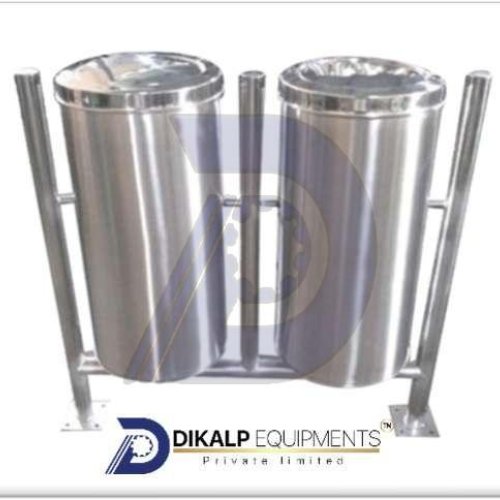 Double Dustbin With Stand