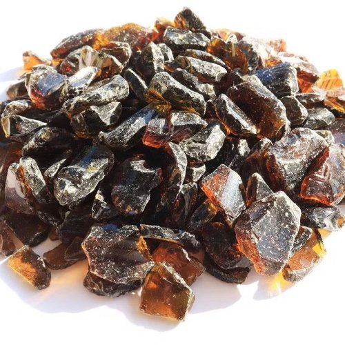 3mm to 7mm Amber Glass Cullets