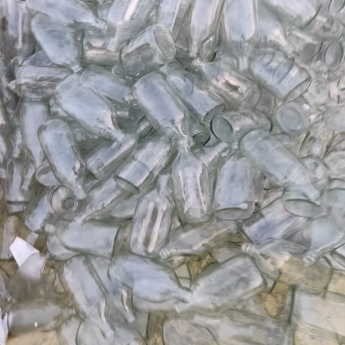 Sorted Transparent Glass Bottle Scrap