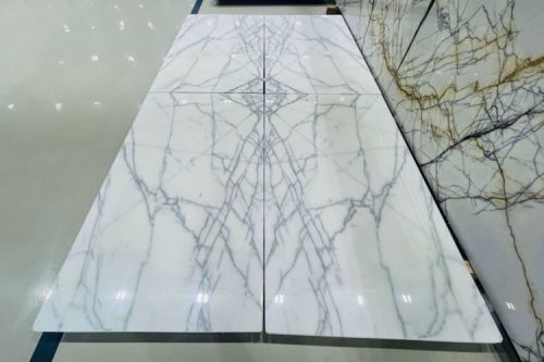 Spider White Marble Slab