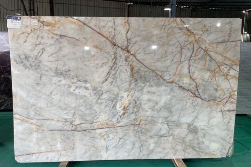 White Statuario Marble Slab