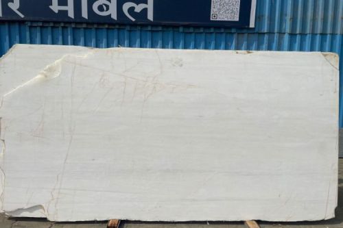 White Scorpio Marble Slab