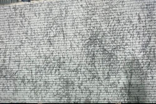 White Xm Flute Finish Marble Slab