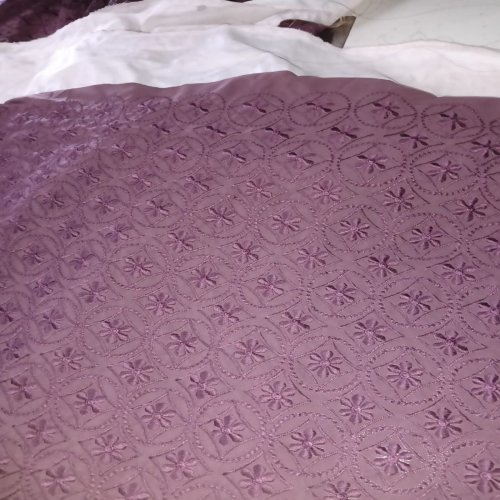 Cotton Embroidered Fabric