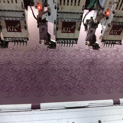 Paratha Embroidered Fabric