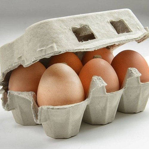 6 Pieces Fresh Brown Eggs
