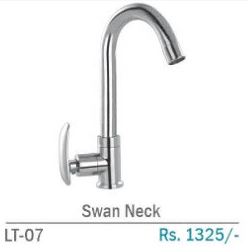 LT-07 Brass Counter Swan Neck Tap