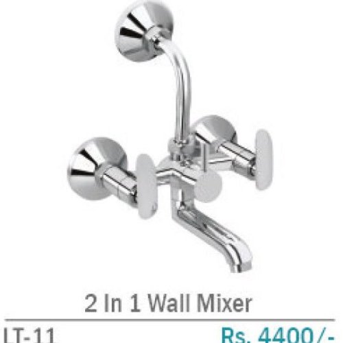 LT-11 2 In 1 Brass Wall Mount Bath Mixer