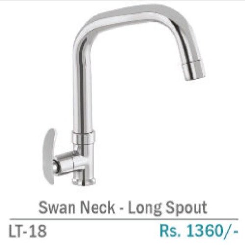 LT-18 Brass Long Spout Swan Neck Tap