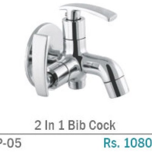 OP-05 2 In 1 Brass Dual-Outlet Bib Cock