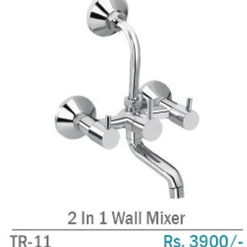TR-11 2 In 1 Brass Wall-Mount Bath Mixer