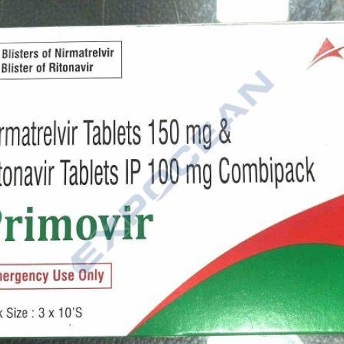 Primovir Nirmatrelvir 150mg And Ritonavir 100mg Combipack Tablet