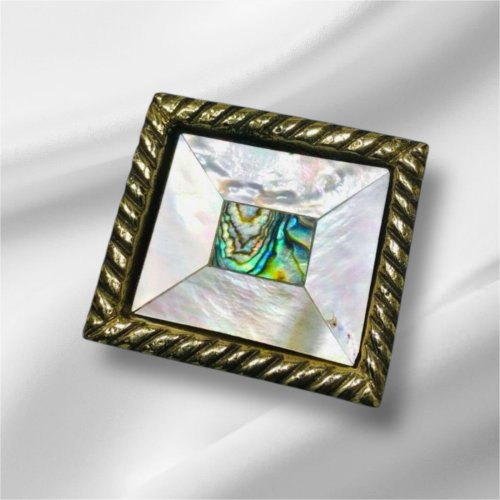 Brass Inlay Cabinet Knob