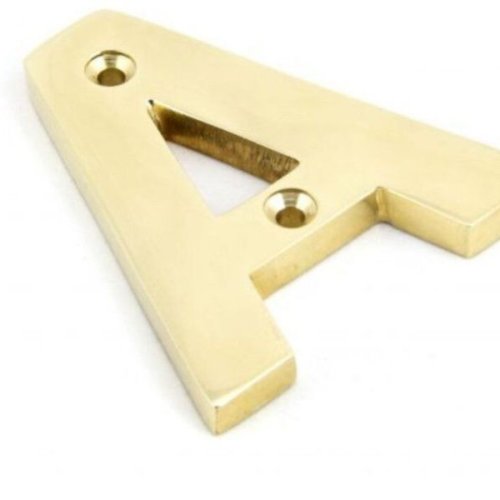 Golden Brass Alphabet