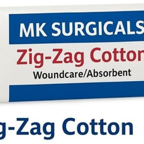 Highly Absorbent Zig-Zag Cotton