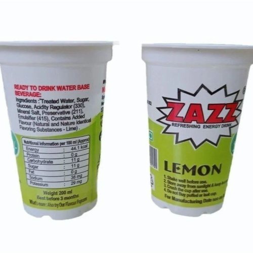 180ml Polypropylene Energy Drink Disposable Glass