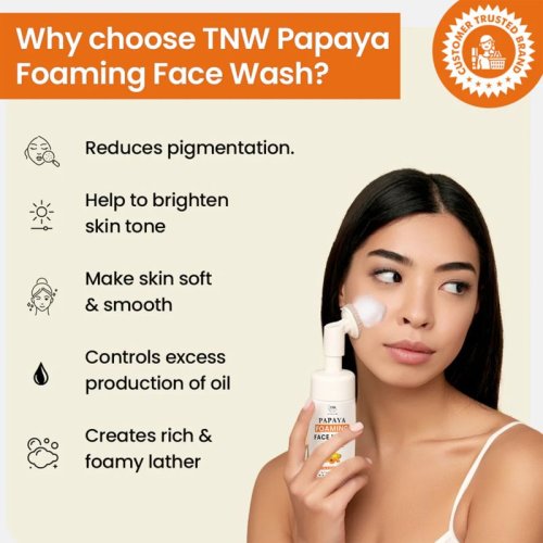 Tnw &AMP;ndash; The Natural Wash Papaya Foaming Face Wash