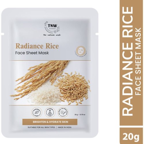 TNW Radiance Rice Face Sheet Mask