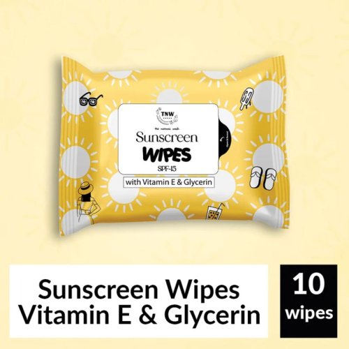TNW Sunscreen Wipes with Vitamin E and Glycerin