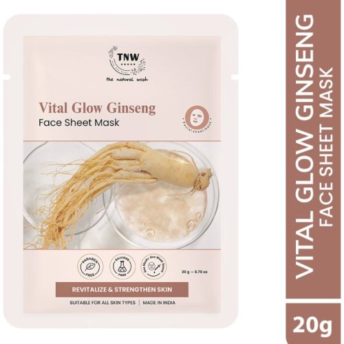 TNW Vital Glow Ginseng Face Sheet Mask