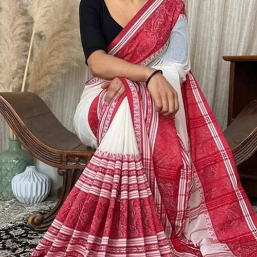 Pure Cotton Handloom Saree