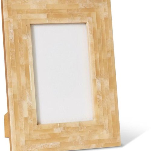 Beige Mosaic Resin Photo Frame