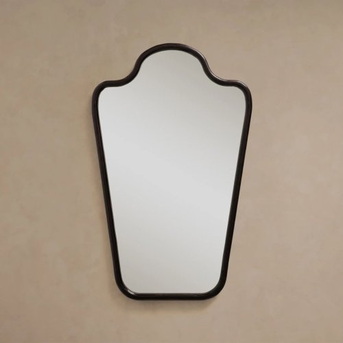 Black Curved Wall Mirror Frame