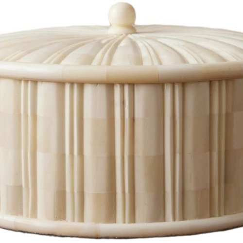 Bone Mosaic Dome Organizer Box