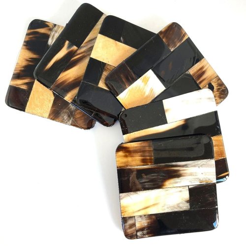 Horn Coaster Set