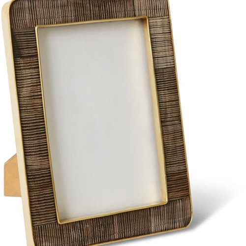 Horn Mosaic Round Wall Mirror