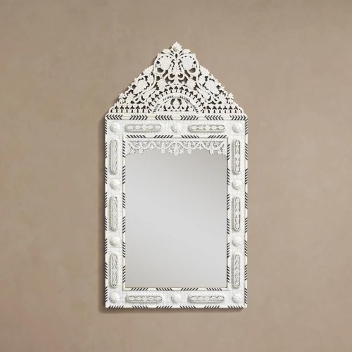 Mop & Bone Arch Pediment Wall Mirror Frame
