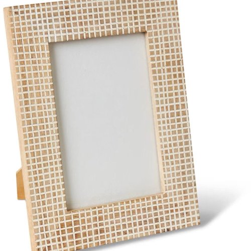 Mosaic Checkered Wood Photo Frame
