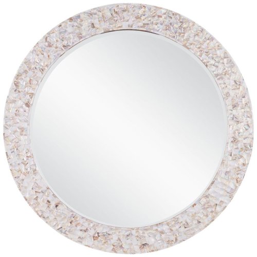 Mother OF Pearl Round Wall Mirror Frame