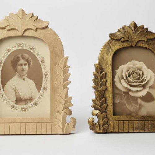 Wooden Arch Carved Photo Frame Wooden Arch Carved Photo Frame