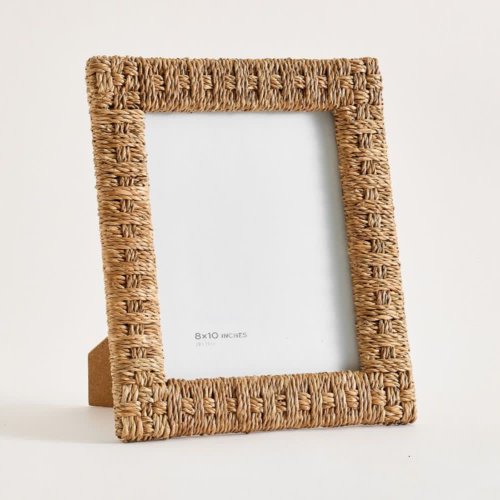 Woven Seagrass Rope Photo Frame Woven Seagrass Rope Photo Frame