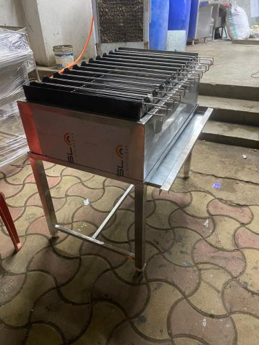 Stainless Steel Charcoal Barbeque Grill Machine