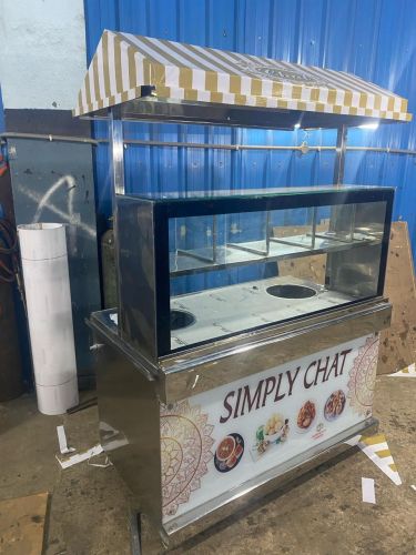 Stainless Steel Chat Display Counter