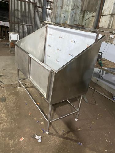 Stainless Steel Dog Bath Tub