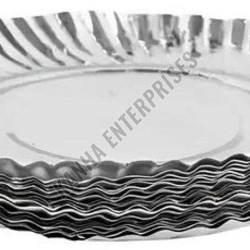 8 Inch Leak Proof Silver Paper Plate