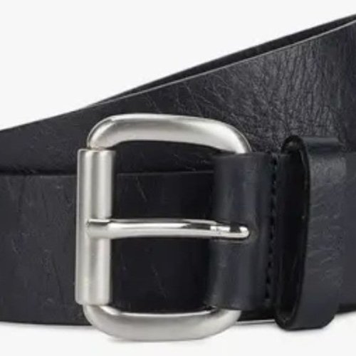 Mens Black Leather Belt