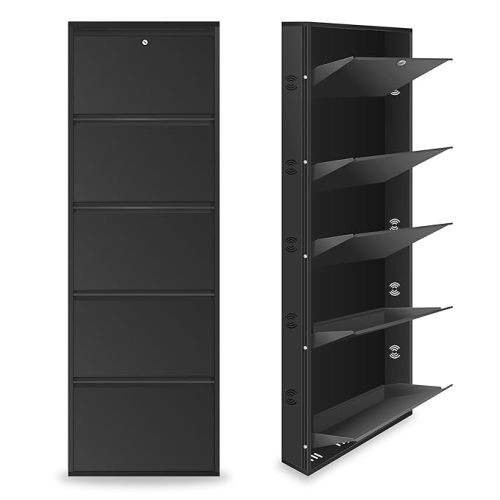 5 Shelves Wall Mounted Shoe Rack