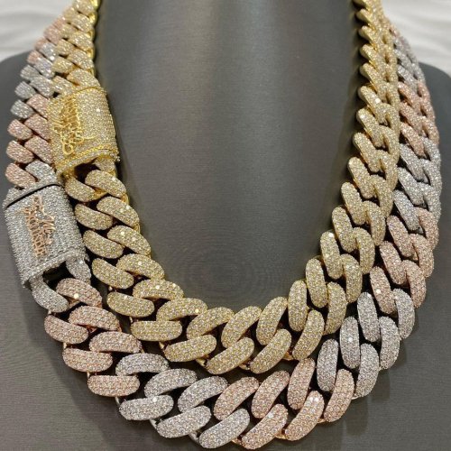 Golden Cuban Link Necklace for Men
